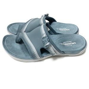 Merrell District Muri wrap slide sandals size 8 Trooper is color name